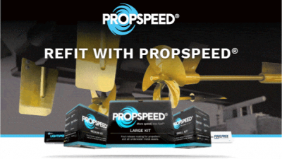 Refit with Propspeed today! - Yachting