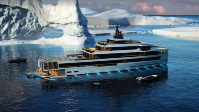 Admiral unveils the first renderings of the Admiral Explorer 70 Metre superyacht