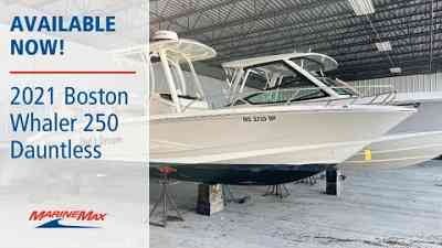 2021 Boston Whaler 250 Dauntless Boat For Sales at MarineMax Danvers, MA