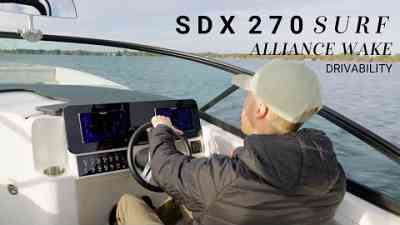 SDX 270 Surf Drivability | Alliance Wake Review | Sea Ray Boats