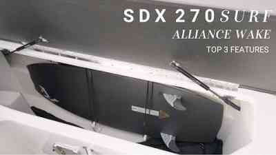 SDX 270 Surf Top 3 Features | Alliance Wake Review | Sea Ray Boats
