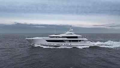 55 metre Heesen super yacht Iris Blue delivered