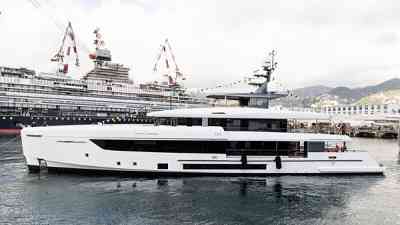 First 45 metre Tankoa 450 super yacht Go launched