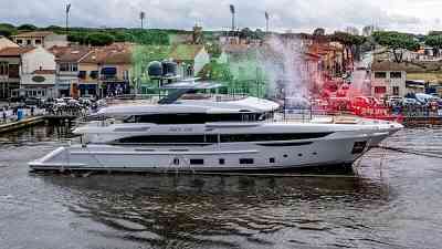 44 metre Benetti Diamond 44 super yacht Papa Joe launched