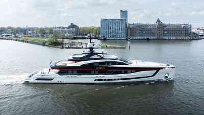 Heesen's 60 metre super yacht Ultra G in Amsterdam