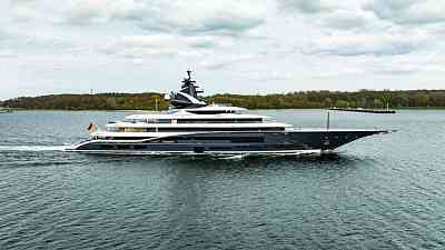 122 metre Lürssen super yacht Kismet delivered