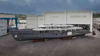 70m CRN M/Y 145-PROJECT THUNDERBALL: A NEW CONSTRUCTION STEP AT FERRETTI GROUP SUPERYACHT YARD IN ANCONA