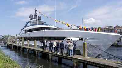 50 metre Heesen super yacht ALP delivered