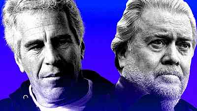 Steve Bannon filmed Jeffrey Epstein for 15 hours. His 'documentary' has never surfaced.