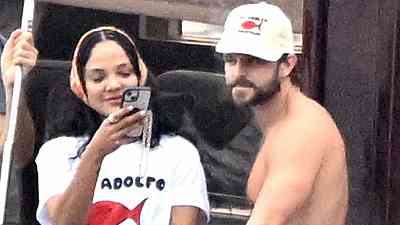 Tessa Thompson Flaunts PDA with Shirtless Brandon Green During a Yacht Day in Italy (Photos)