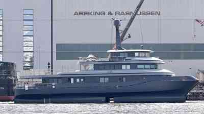 41 metre Abeking & Rasmussen super yacht Nurja relaunched after extensive refit