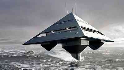 Remember the flying pyramid? The crazy yacht just may come to fruition