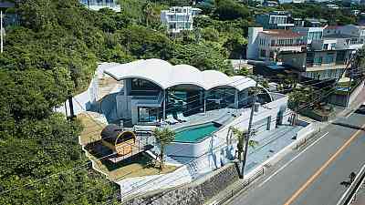 A Japanese Coastal Villa on Akiya Beach Inspired by the Ocean