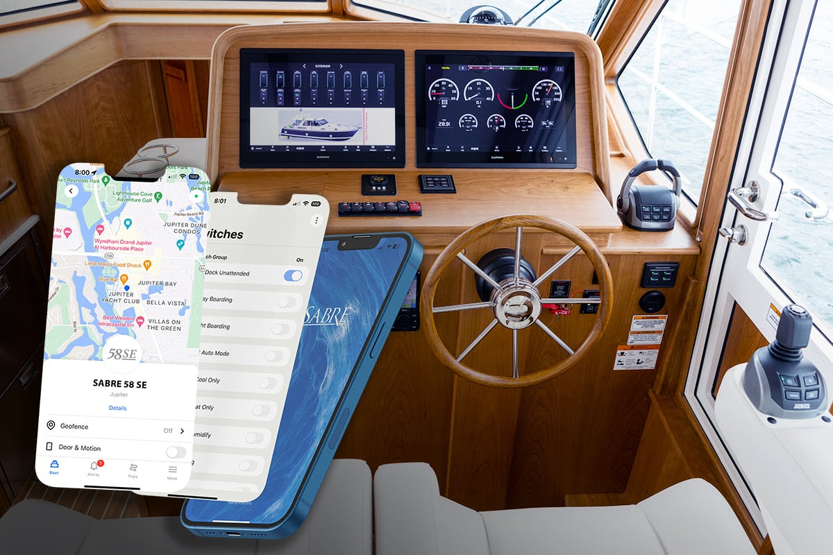Sabre Yachts the 43 SE and Sabre 58 SE - Networked Command and Control