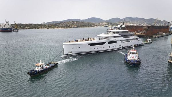 78m Golden Yachts superyacht O’Rea launched