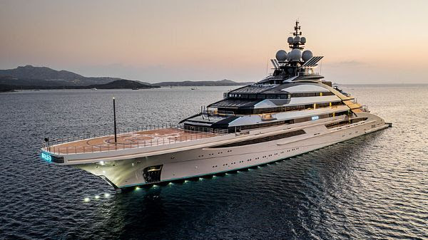  Update on Russian yachts seized: 142 metre Lürssen superyacht Nord returns to Russia