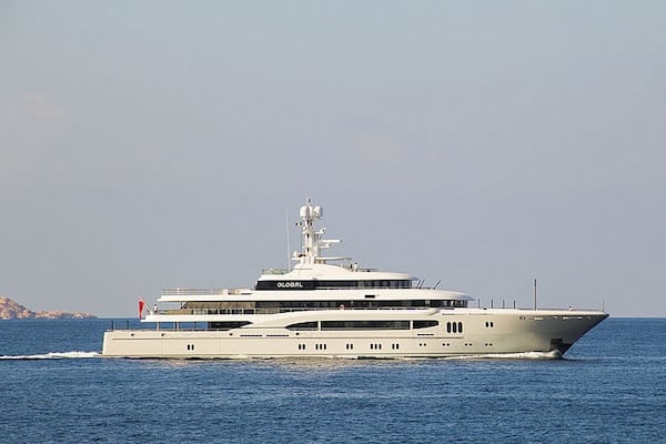 74m Lürssen superyacht Global enters the market