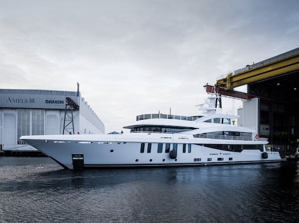 60 metre Amels 200 super yacht Marsa delivered