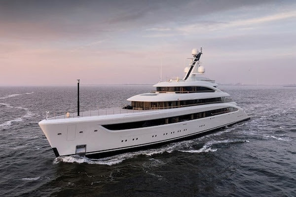 76 metre Feadship super yacht Alvia delivered