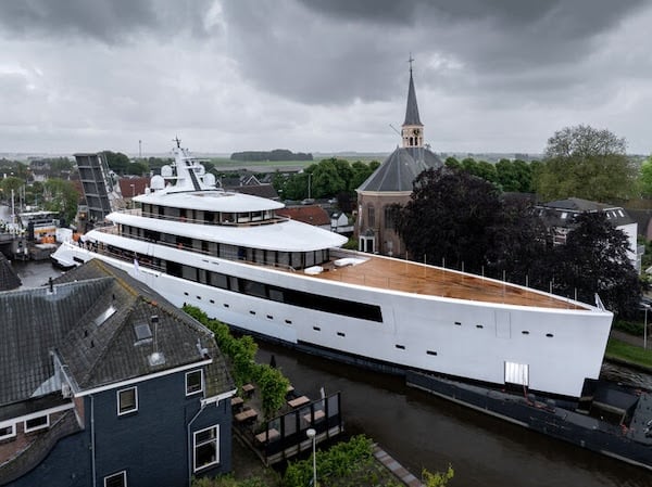 83 metre Feadship 712 super yacht prepares for sea trials