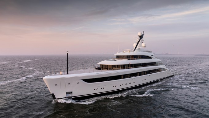 This New 248-Foot Superyacht Has a Versatile Sports Court on the Foredeck