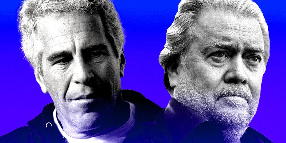 Steve Bannon filmed Jeffrey Epstein for 15 hours. His 'documentary' has never surfaced.