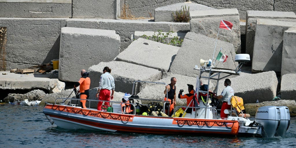 Passengers could still be alive in air pockets inside the sunken superyacht. But it's a long shot and time is running out.