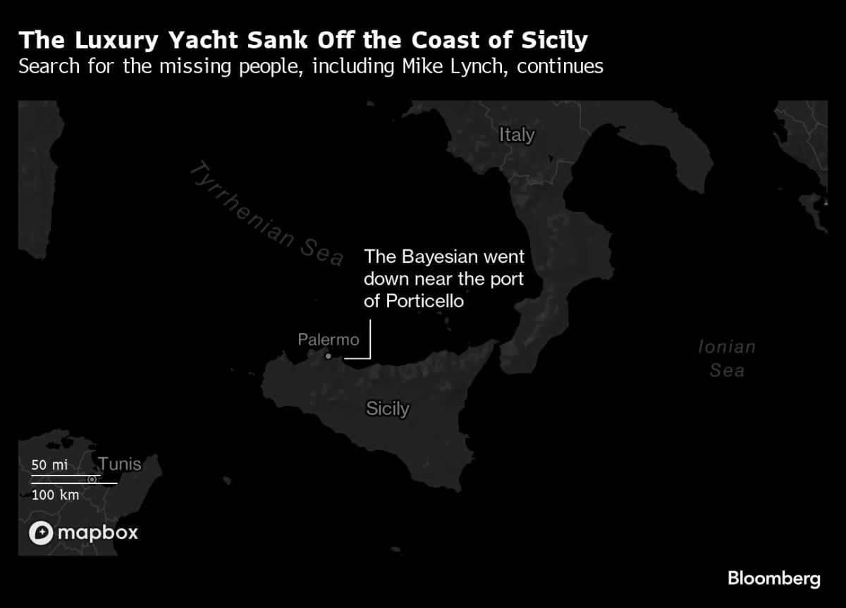 Lynch, Others Feared Dead as Italy Divers Search Sunken Yacht Off Coast of Sicily