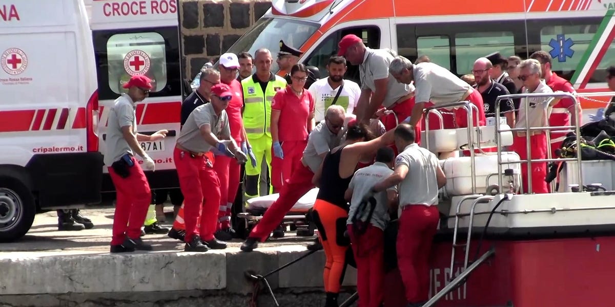 Tornado sinks superyacht, rescuers search for survivors off Italian coast